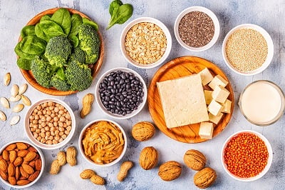 Lebensmittel f&uuml;r Vorbeugung von Haarausfall bei Vegetariern